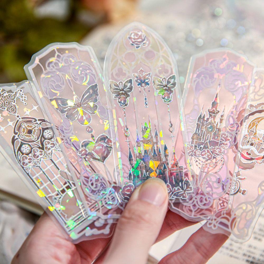 

10Pcs/Pack PVC Bookmark Dream Series Book Card NEW Reading Marker
