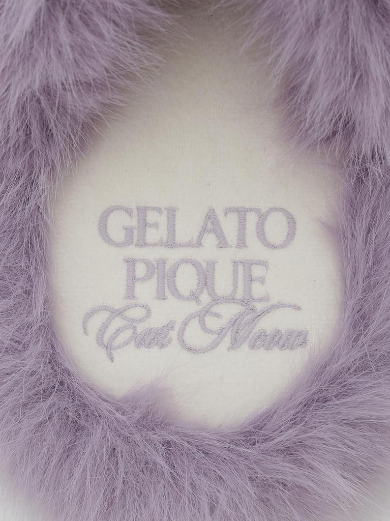 Gelato Pique HALLOWEEN CAT Fur Room Shoes PWGS254604 PPL Free Size Women's