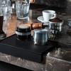 Watchget Tamper Mat, Coffee Tamper Mat, Extra Thick Tamping Mat, Heat-Resistant Espresso Mat, Silicone, Protects Tables and Holders, Black