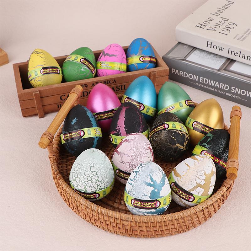 4Pcs Dinosaur Eggs In Water Big Size Water Growing Animal Eggs Dinosaur Grow Egg Novelty Educational Toys For Kids Gift