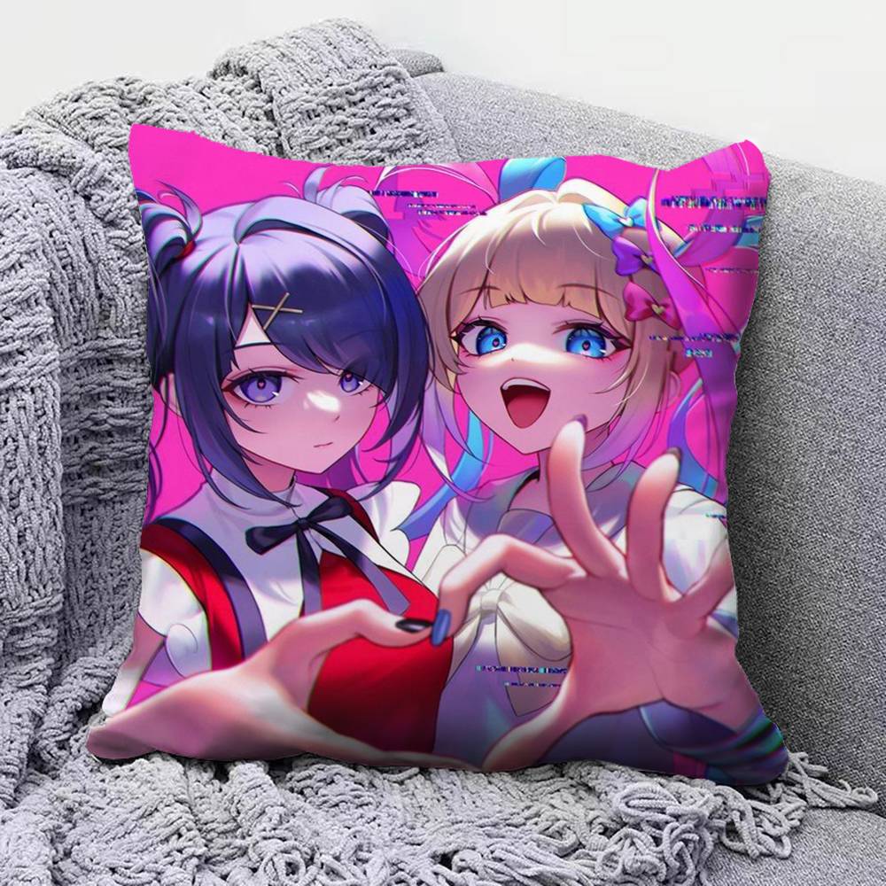 Needy Streamer Overload Anime TV  Pillow Covers Home Sofa Cushion Covers and Aecorative Custom