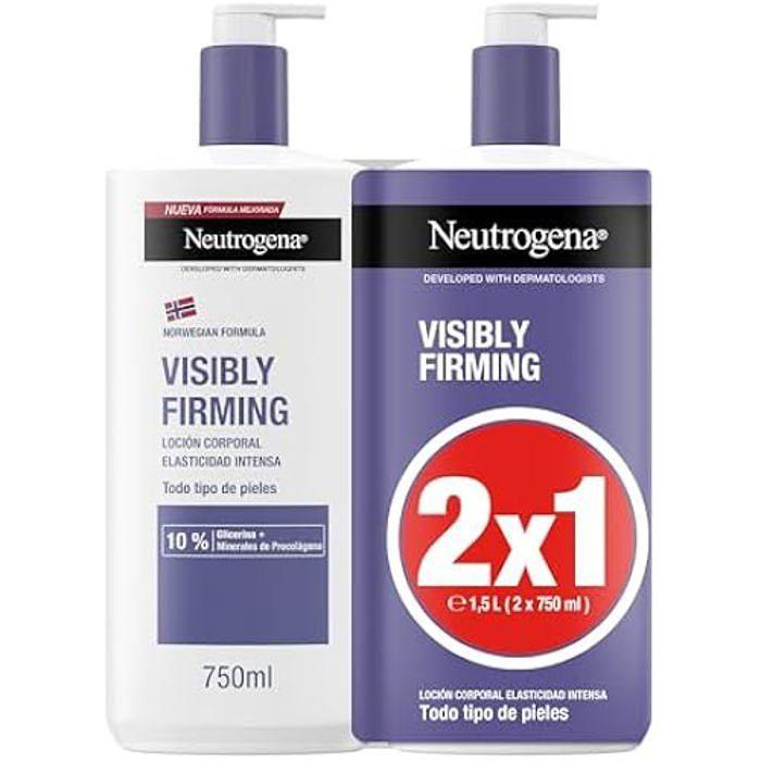 Lotion - NEUTROGENA - VISIBLY FIRMING - Pack de 2 x 750ml - Élastisité intense - Sans parabène