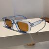 UV400 Square Sunglasses Punk Retro Eyewear UV Protection Women Sun Glasses  Unisex