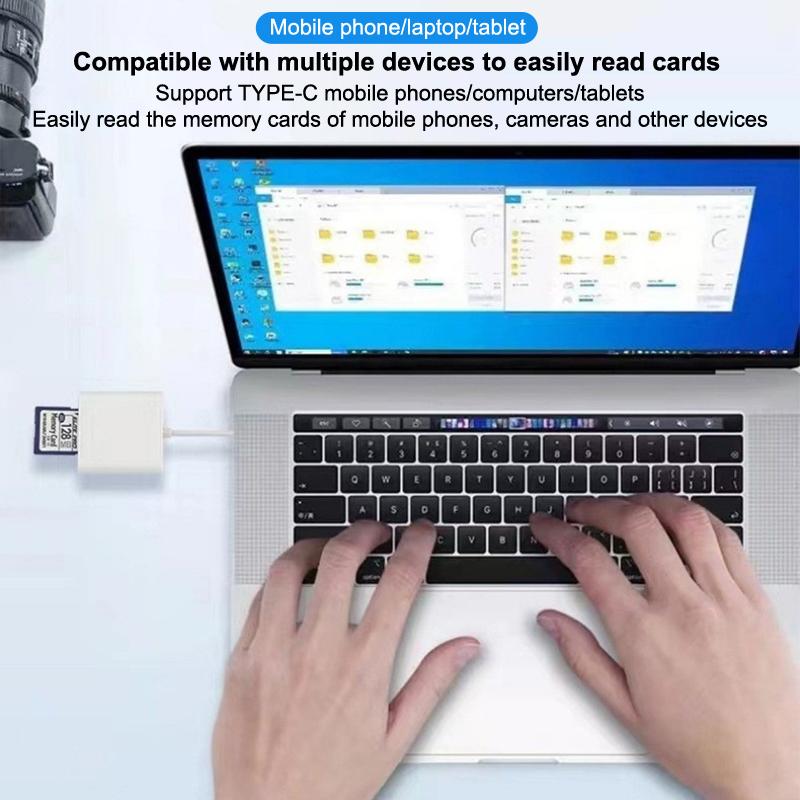 Type-c Mobile Phone Adapter TF+SD Two-in-one Docking Station Is Widely Compatible With Card Reader Data Cables