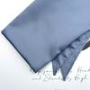 Childrens Triangular Scarf And Tie Bucklewith Pure Color Satin Fabric For School Uniforms