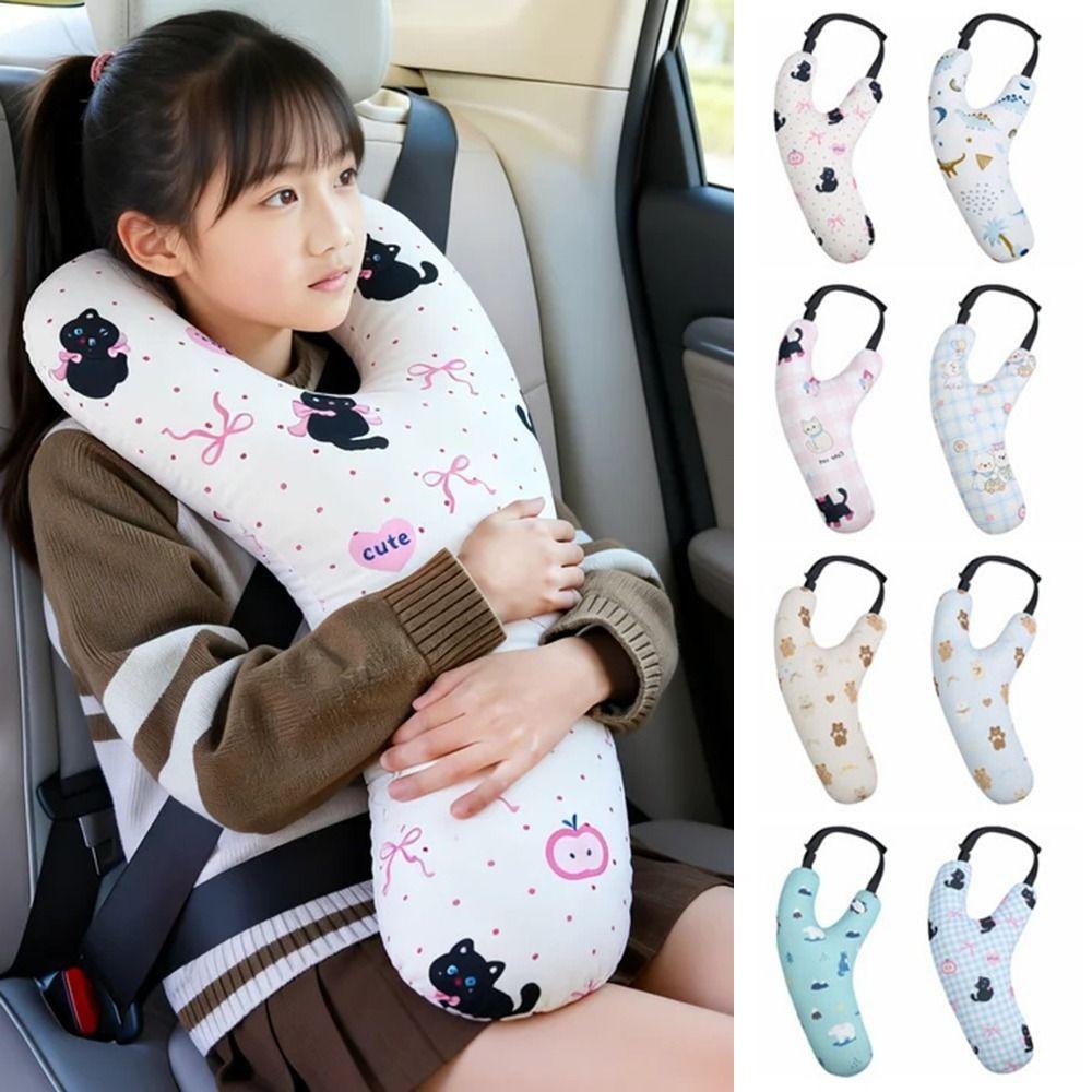 Adjustable Child Cushion Pad Triangle Holder Head Support Pillow Car Interior Accessories