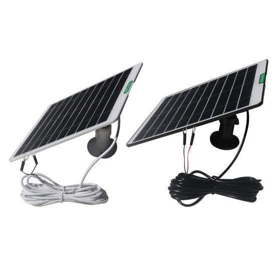Solar Panels IP65 Waterproof U-Shaped Design 5V/5W Output Solar Charger for Ring Video Doorbell 4/3/3 Plus/2