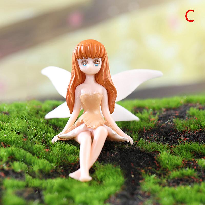 

Flower Fairy Figurines Miniaturemicro Landscape Ornament Dollhouse Accessories For Home Decoration Kids Gifts