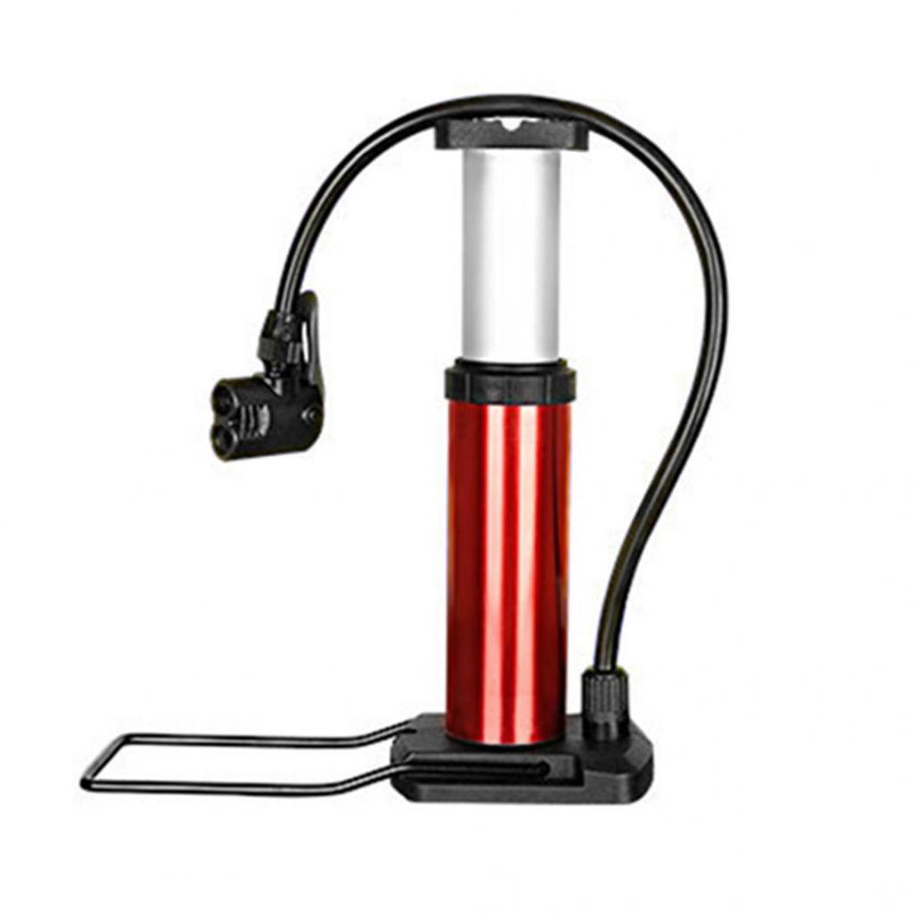 Portable 120 Psi Treadle Type Bicycle Bike Motorcycle Air Pump Family Inflator