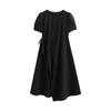 Chuyu Women's Asymmetrical Puff Sleeve A-Line Dress