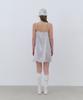 Cluny Satin Layered Slip Dress - Gray