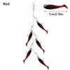 Silicone Cluster Fish Lure Anti-hanging Sole Sharp Fish Hook Simulation Bait Soft Swivel Pin Fishing Set-up Sea Fishing