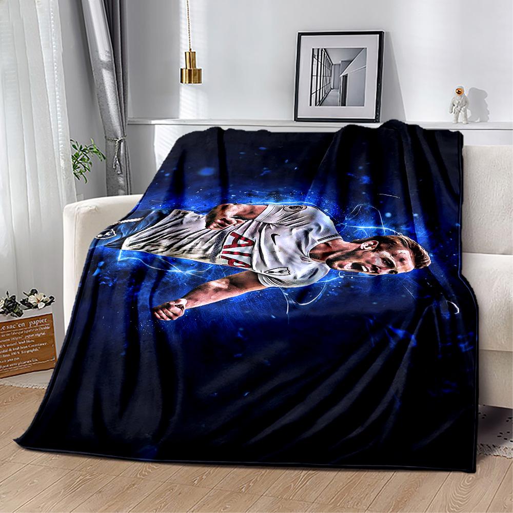Football Player Action Blanket Ultra-Soft Great for Bedding Office Chair Chair All-Season Use Modern Style Ideal Gift For Birthday Valentine'S Day