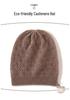 Women's High-End Cashmere Cable Knit Thick Warm Hat - 2025 Spring Collection