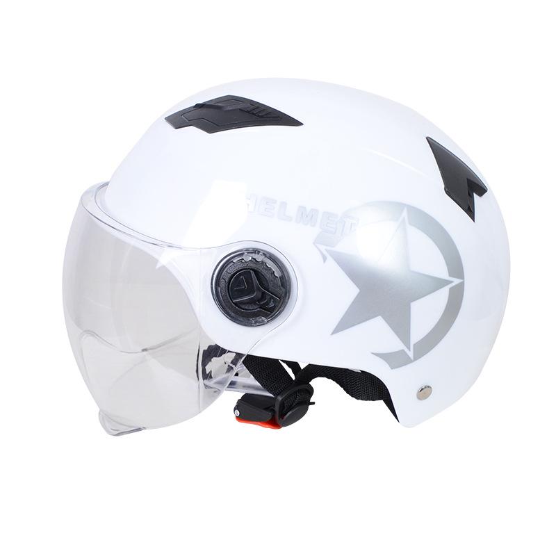 Unisex Ganzjahres-Elektrofahrzeughelm mit Sonnenschutz