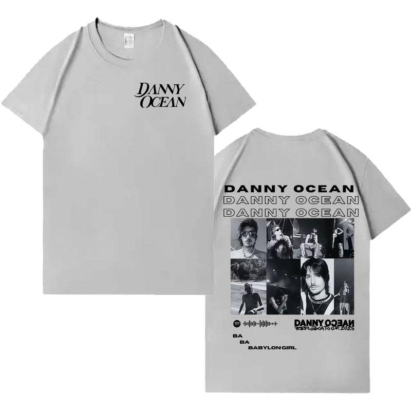 Rapper Danny Ocean New Album Tourr Fashion Tshrit Mens Double Sided Print Casual Tshrits Oversized Cozy Loose T Shrit Streetwear