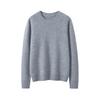 Maglione da Donna in Puro Cashmere Girocollo a Maglia Larga: Manica Lunga, Colore Unito, Strato Base Caldo.
