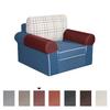Elastic 2pc/set PU Leather Sofa Covers Waterproof Sofa Armrest Couch Covers For Couch Chair Arm Protectors Slipcover Stretchy