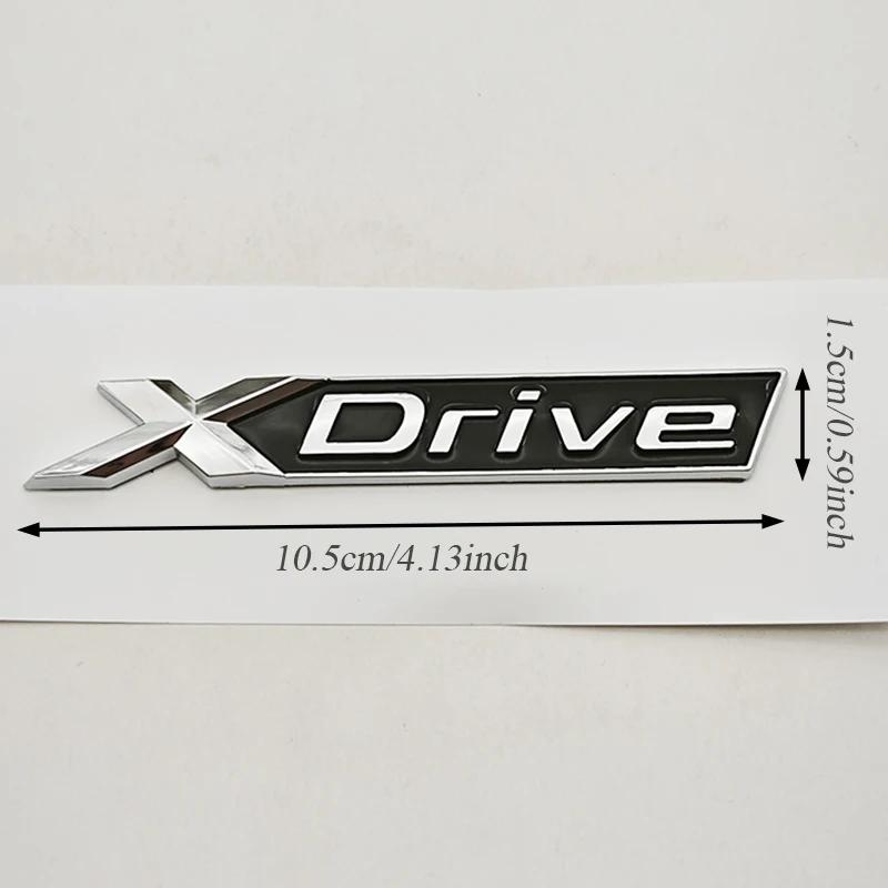 NEW 3D ABS Car Sticker Logo Xdrive Emblem Trunk Badge Nameplate X Drive For BMW Xdrive 320d 320i 530d 525d E60 G20 Accessories PS9