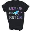 Stallhaare Ist Mir Egal Liebe Reiten Reitsport Reiterin Mädchen Unisex Shirt Geschenk Damen Herren