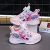 Girls' Fashionable Sports Shoes, Autumn and Winter Children's Fleece Warm Shoes, Lightweight Soft-soled Princess Shoes