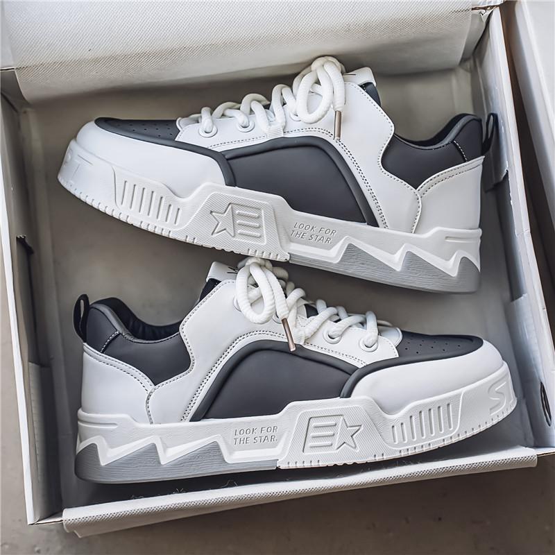 TS JYL Sneakers Men s Shoes Casual Spring Teens Canvas Thick Sole Rubber 40 серый