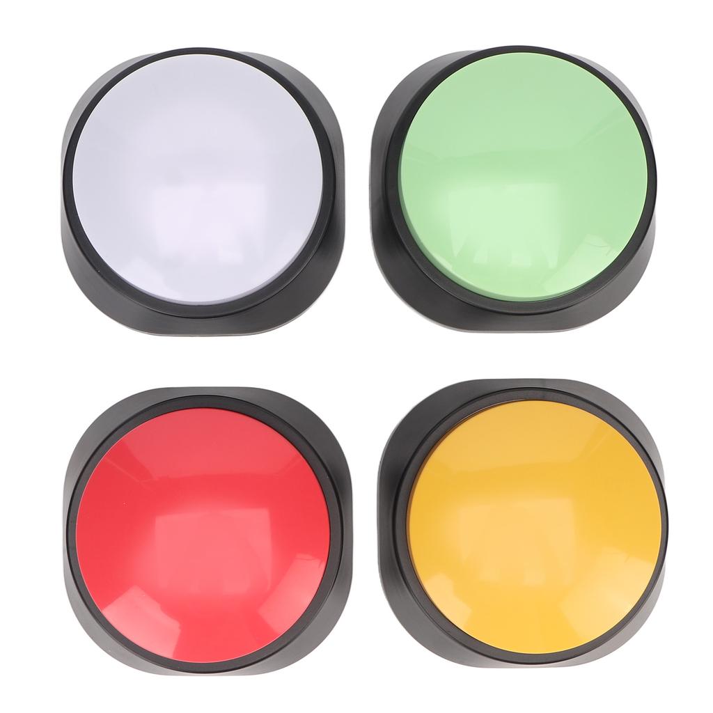 4Pcs Dog Buttons Assorted Colors 30s Recording Pet Training Widely Used Dog Talk Buttons for Cat Pet Training