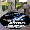 ASTRO BOT Custom Name Round Area Rug,Carpet Rug for Living Room Bedroom Sofa Playroom Decor,Non-slip Floor Mat