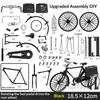 1 Set Simulation Collection Gifts 1:10 Model Mini Retro Alloy Bicycle Diecast Mountain Metal Bike With Inflation Pump Toys