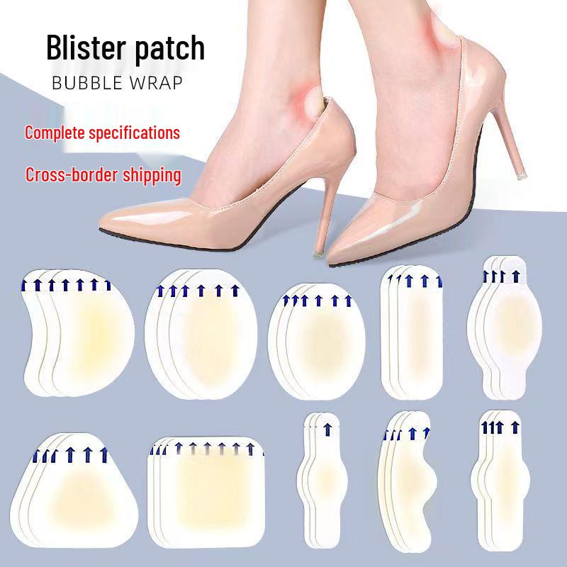 Patches de Gel Anti-Atrito para Calcanhar e Pé de Salto Alto Feminino