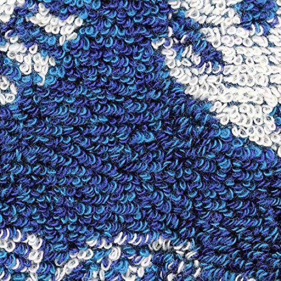 Colorata Coelacanth Bath Towel (approx. 120 x 60 cm  Navy  Imabari Towel) Fish Living Fossil Made in Japan Absorbent Large Towel Face Towel (100%