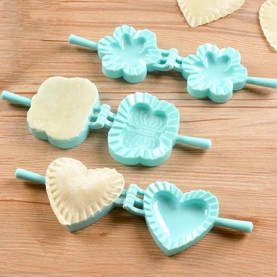 3 Modell Herz Schmetterling Blume Form Knödelform DIY Küche Knödelmachen Teigpresse Pastetenknödelform Maker Werkzeuge
