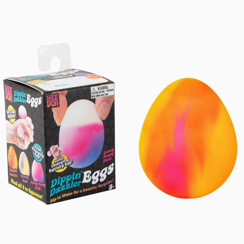 Nuovo Nee Doh Dippin Dazzler Colore Uovo Che Cambia Immergi in Acqua Pasqua Morbido da Spremere Giocattolo Sollievo dallo Stress Rilassamento Manuale Sollievo dall'Ansia