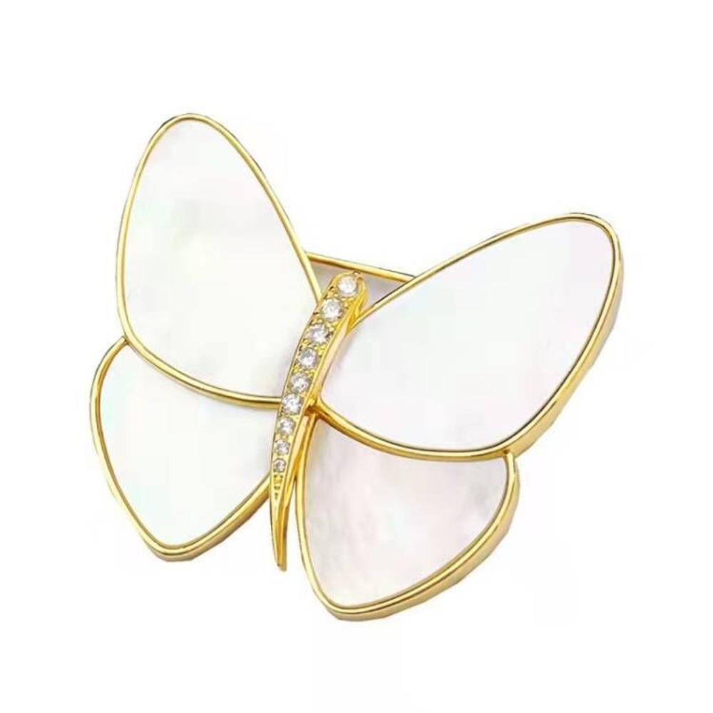 1pz Spilla Farfalla Charm Spilla Farfalla Charm Spilla Perla Colore Oro Spilla Regali di Matrimonio