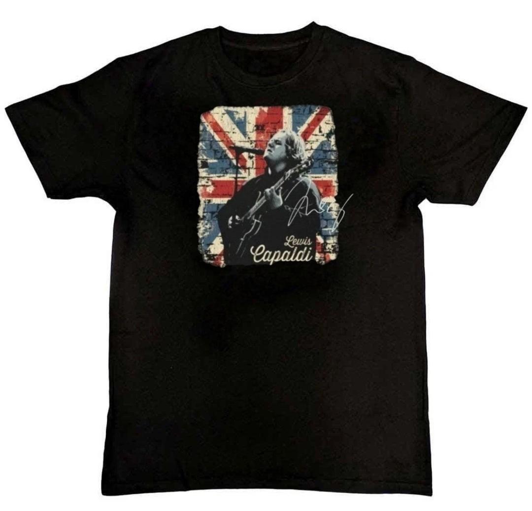 Lewis Capaldi Live Tour Graphic Print Mens T-Shirt L