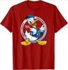 2025 Summer Disney Donald Duck Animated Character Print Boys Girls Popular Breathable 100% Pure Cotton Printed Leisure T-shirt