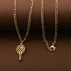 Bling Tennis Racket Diamond Necklace – Elegant Women's Pendant Accessory