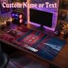 Boston Red Sox Customized Name Text Mouse Pad, Large Desk Mouse Mat Personalized Home Office Present
