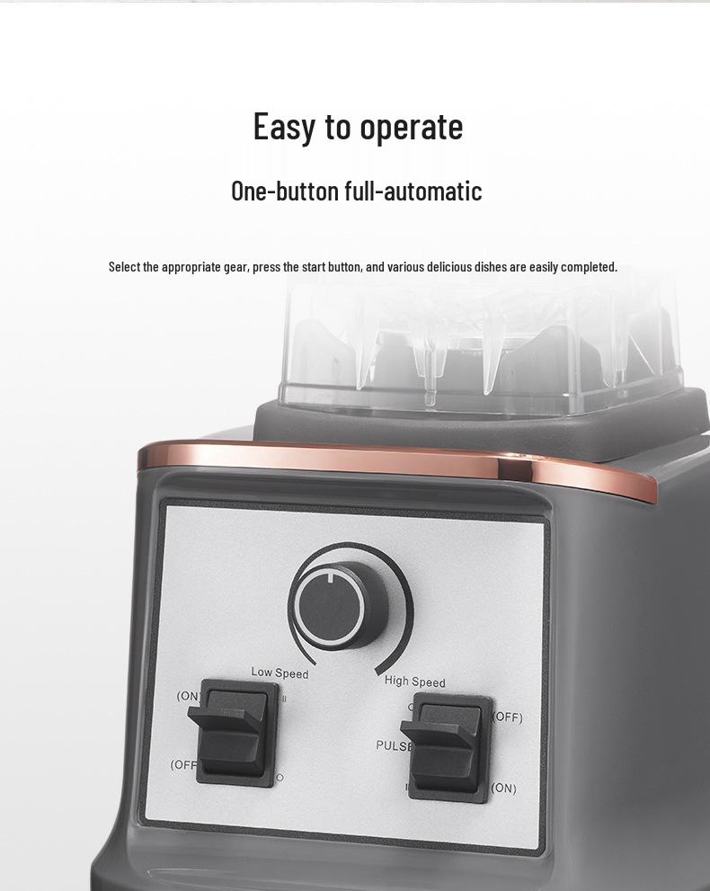 Mo Jue Smoothie Machine: Silent, Covered Blender & Ice Crusher for Milk Tea Shops