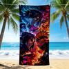 1Pc Powerful Anime Characters Beach Towel Quick Dry Multiuse For Beach Pool Gym Yoga Home Travel Christmas Halloween Xmas Gift S1146