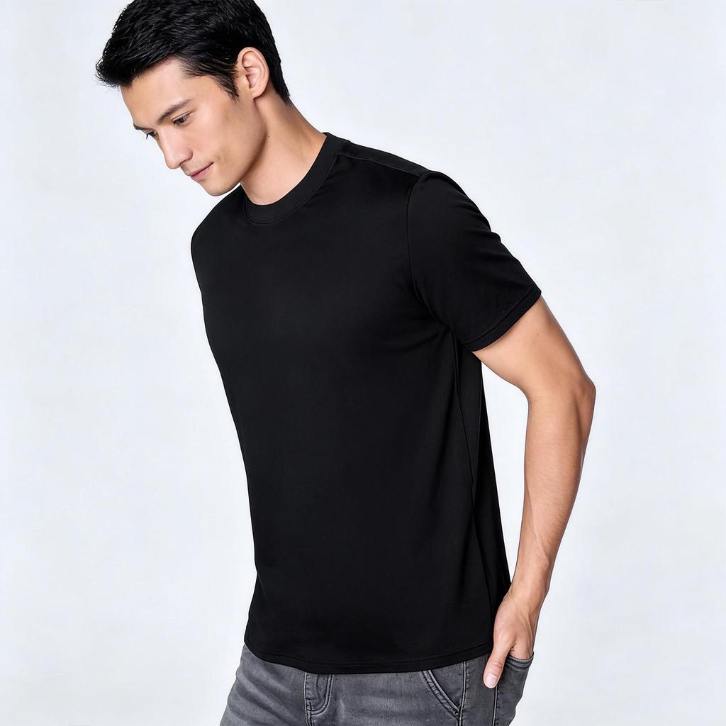 Pure Cotton Short Sleeve Unisex Summer Work & Team Shirts - Round Neck