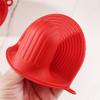 Anti-scald Silicone Oven Mitts Non Slip Microwave Hand Clips Soft Baking Gloves  Cooking