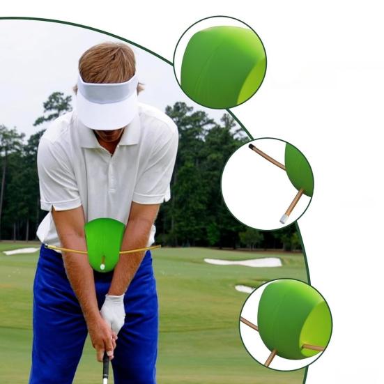 Antrenor de Swing pentru Golf Bărbați Femei Corector de Postură la Swing Mingi de Antrenament pentru Swing-ul de Golf Ajutor de Antrenament Începător Toate Nivelurile Jucători de Golf Accesorii de Golf