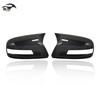 Horn-Shaped Glossy Black Rearview Mirror Covers for 2012-2015 Honda Civic 9th Gen - Adhesive Mod