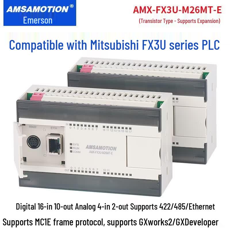 AIMAXUN FX3U Series PLC with Ethernet & Analog I/O