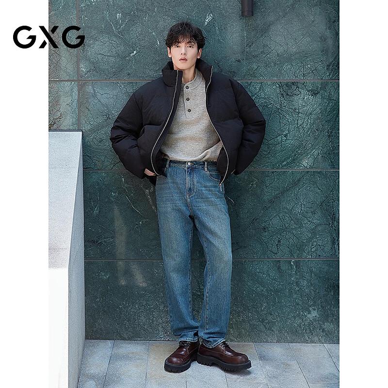 

GXG Мужские классические выстиранные джинсы зауженного кроя с флисовой подкладкой M