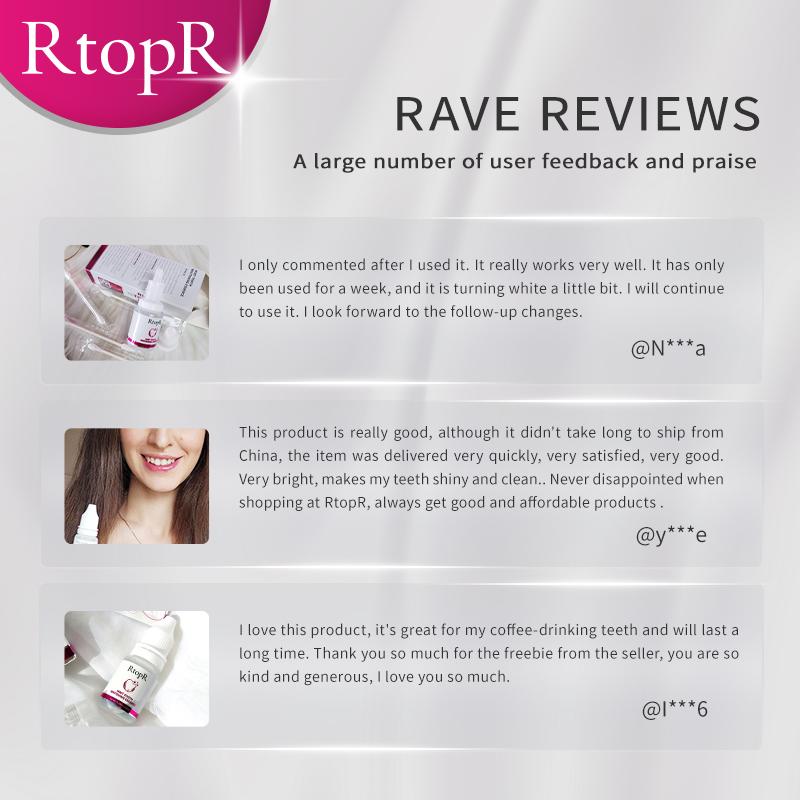 RtopR Teeth Whitening Essence Removes Plaque And Brightens Teeth Oral Cleaning