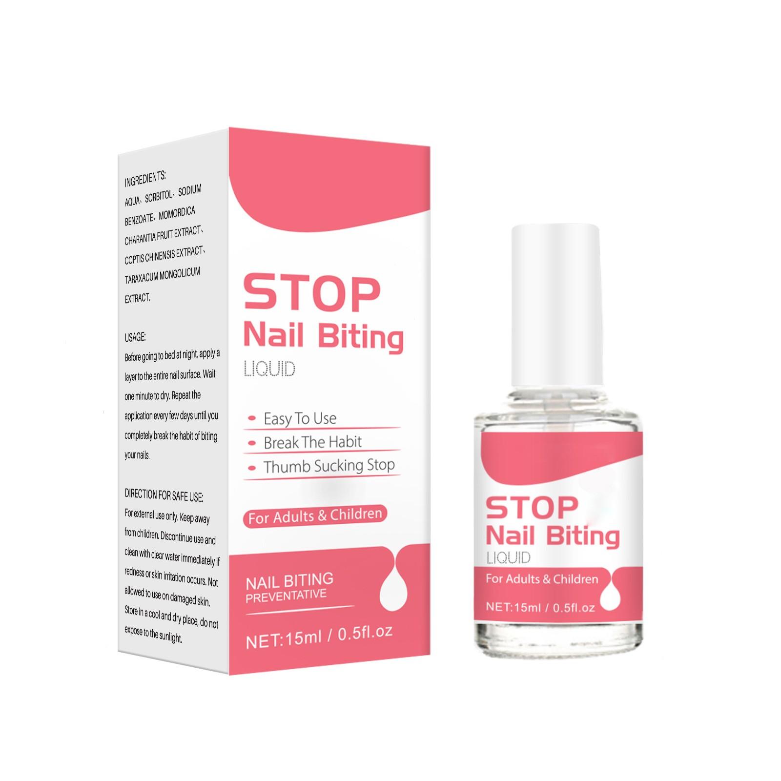 

15 мл Детям И Взрослым Прекратить Есть, Чтобы Предотвратить Кусание, И Горький Лак Для Ногтей One Size розовый