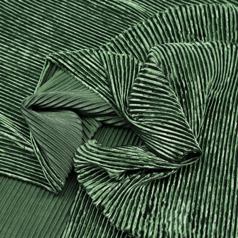 100x158cm Striped Textured Pleated Fabric Elastic Silky Drape for Spring and Dress Wide Leg Pants Clothing Fabric