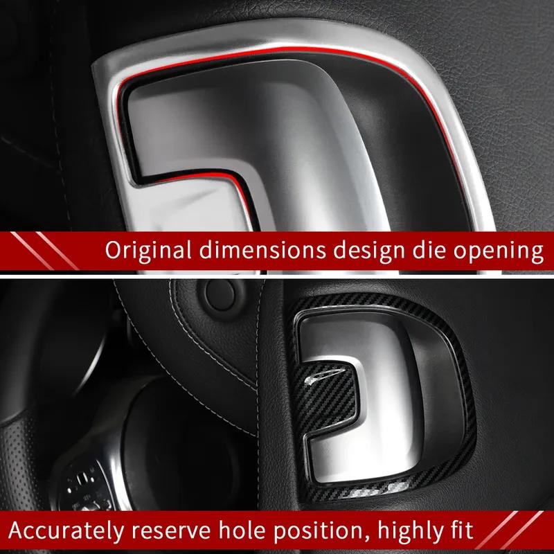For Mercedes W205 Amg Coupé Amg C205 2 Puertas C260 C300 C200 Modified Seat Handle Buckle Decorative Trim Strip